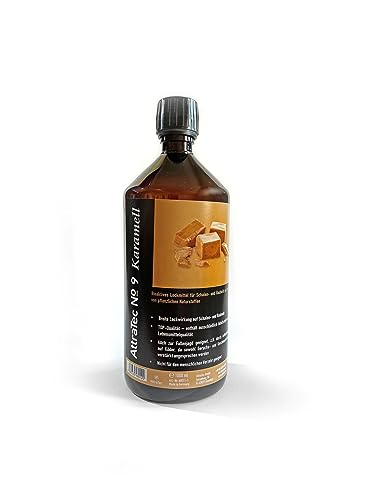 ATTRATEC No 9 Karamell Premium Lockmittel Schalenwild, REH, Rothirsch, Gams, Steinbock, Wildschwein, Kirrung und Salzlecke, 1 Liter ATTRATEC No 9 Karamell Premium Lockmittel Schalenwild, REH, Rothirsch, Gams, Steinbock, Wildschwein, Kirrung und Salzlecke, 1 Liter von ATTRATEC