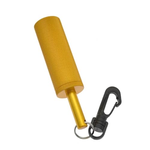 ATUMY Tauch-Kommunikationsausrüstung Scuba Tauchen Unterwasser Shaker Mit Clip Aluminium Legierung Unterwasser Kommunikation Gerät Noise Maker Signal Tauch-Kommunikations-KIT(Yellow) von ATUMY