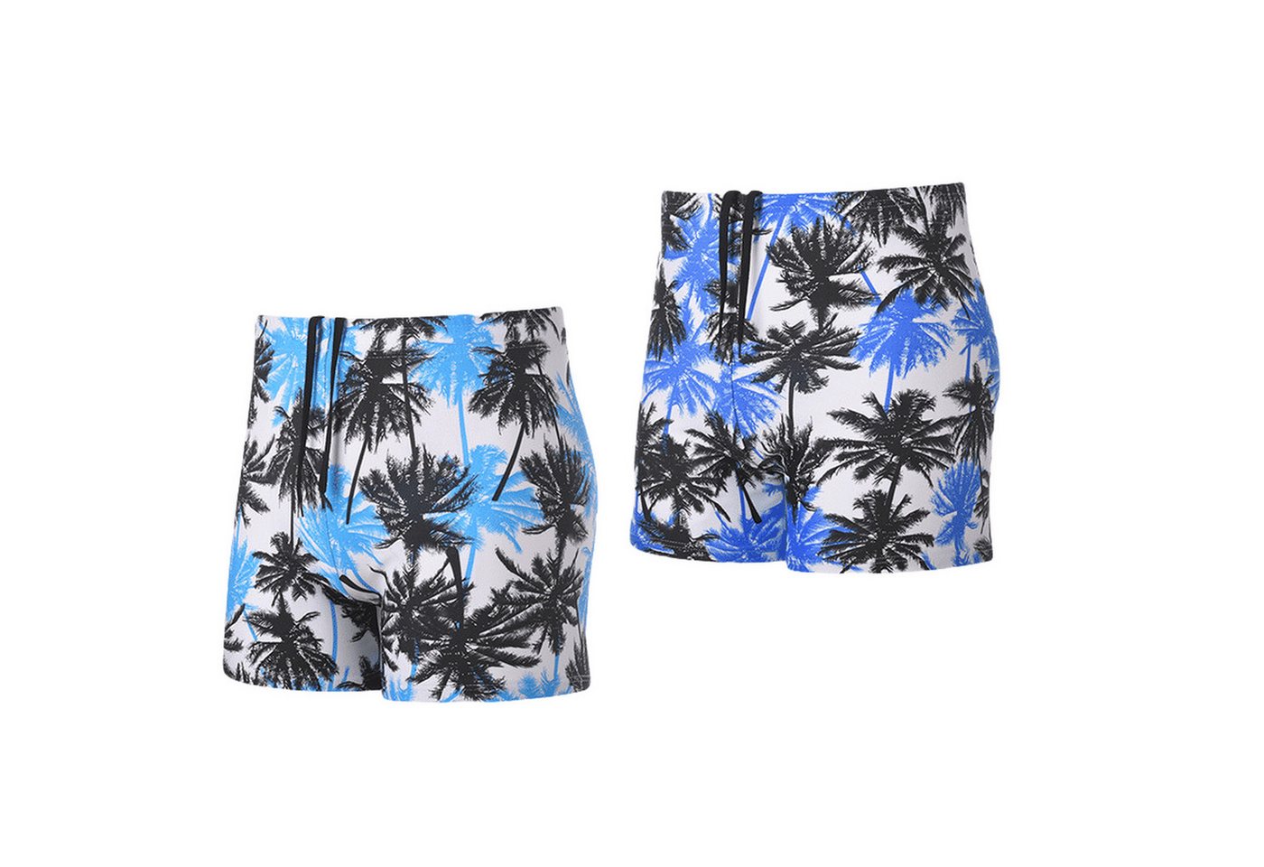 AUKUU Badeshorts Herren Badehose, Sommer Thermalbad Schwimmhose, modisches Druckmuster, bequeme wasserdichte, schnell trocknende Strandshorts von AUKUU