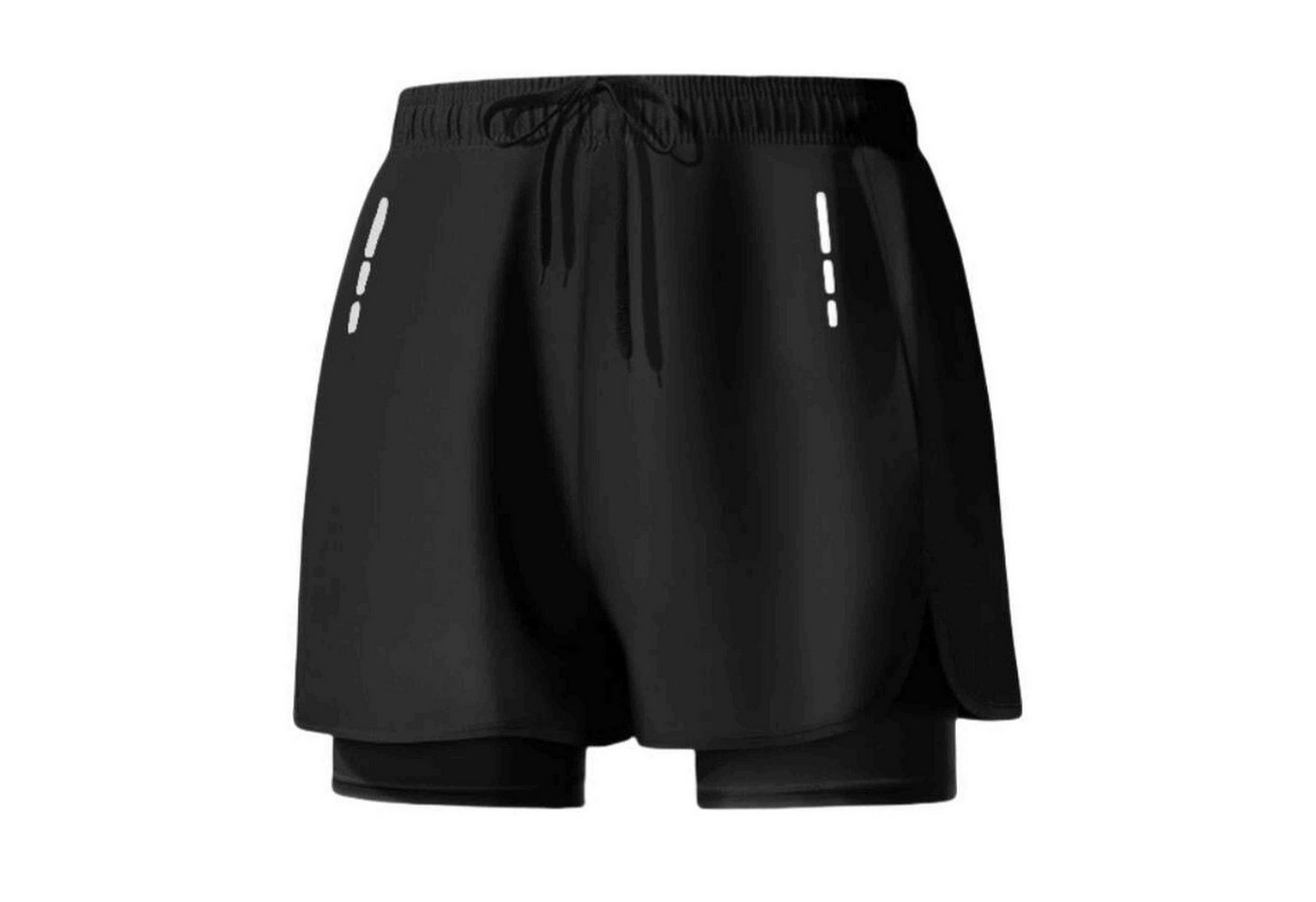 AUKUU Badeshorts Strandurlaubs-Herren-Badehose, sportliche Shorts, doppelschichtige Lauf- und Schwimmfitness-Badehose. von AUKUU