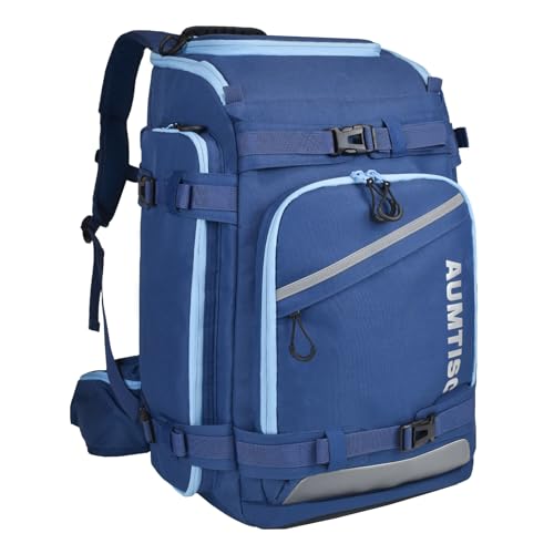 AUMTISC Skischuh-Rucksack, gepolsterte Skischuhtaschen und Helmtaschen für Flugreisen, Skiausrüstung, Schutzbrillen, Handschuhe, Ski und Snowboards AUMTISC Skischuh-Rucksack, gepolsterte Skischuhtaschen und Helmtaschen für Flugreisen, Skiausrüstung, Schutzbrillen, Handschuhe, Ski und Snowboards von AUMTISC