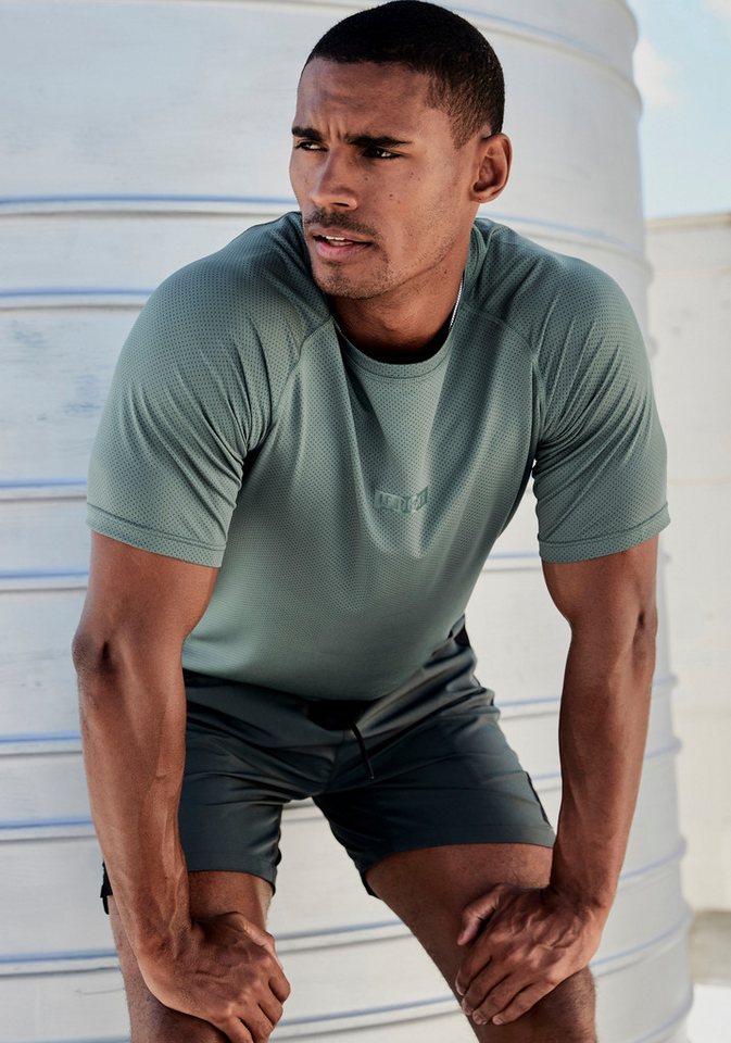 le jogger® T-Shirt elastisches Shirt mit Logodruck le jogger® T-Shirt elastisches Shirt mit Logodruck von le jogger®