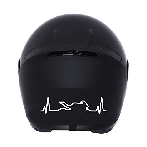 Autodomy Motorradhelme Herzschlag Helm Aufkleber Motorrad Sport 2 Stück 12x3 cm | Sticker für Motorradhelm für Motorrad Resistent Gegen Sonne und Regen | Weib Autodomy Motorradhelme Herzschlag Helm Aufkleber Motorrad Sport 2 Stück 12x3 cm | Sticker für Motorradhelm für Motorrad Resistent Gegen Sonne und Regen | Weib von AUTODOMY