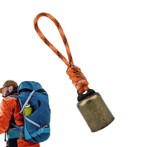 AUTOECHO Bärenglocken zum Wandern,Bärenglocken für Hunde - Vintage Bärenglocke Laute Wanderglocke - Survival Outdoor Supplies Mehrzweck-Taschenanhänger für Camping, Klettern und Wandern von AUTOECHO