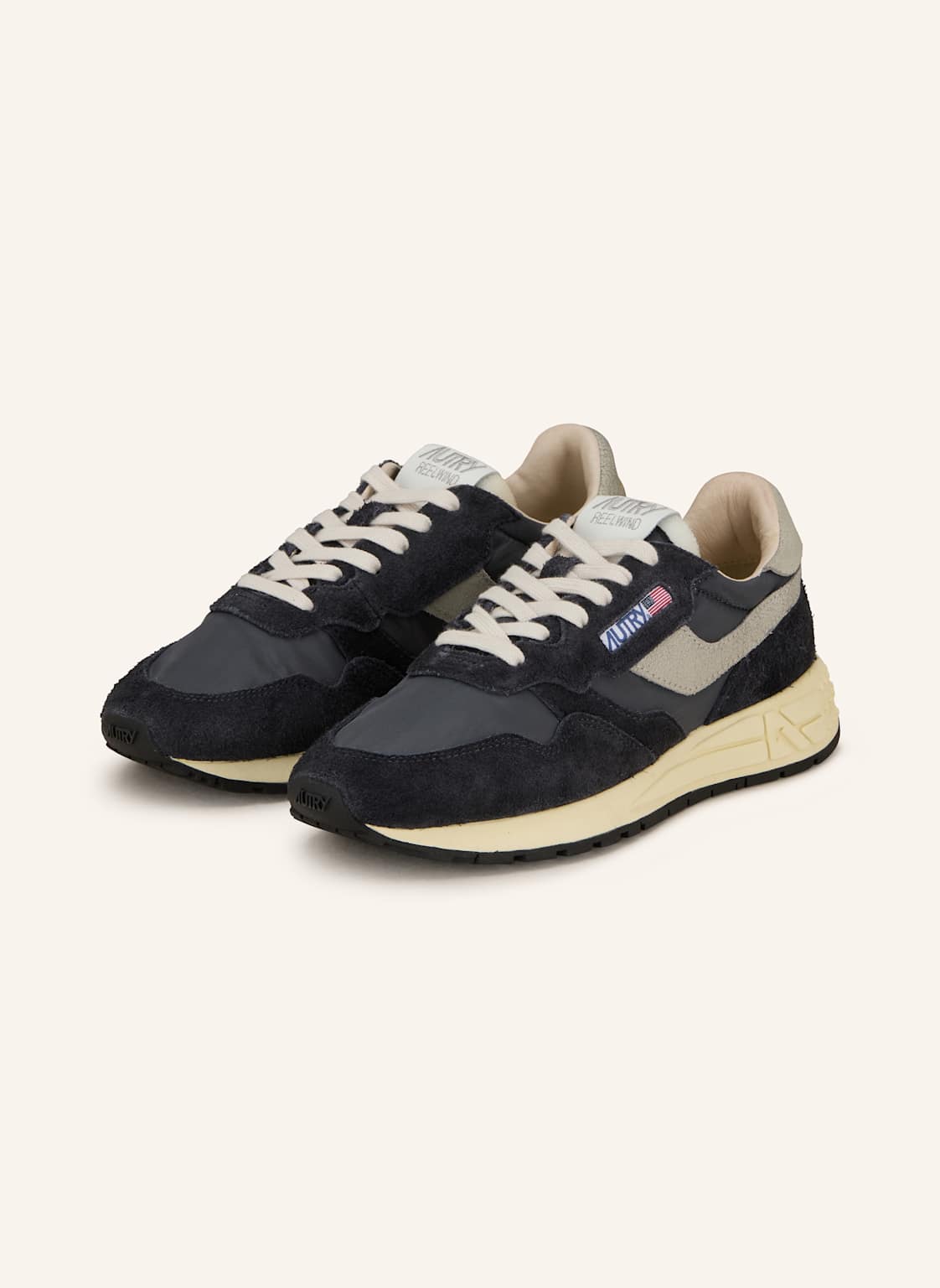 Autry Sneaker Reelwind Low Nylon/Crack schwarz Autry Sneaker Reelwind Low Nylon/Crack schwarz von AUTRY