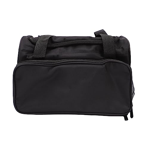 AUTSUPPL 1stk Friseur-kit Friseur-werkzeugtasche Aufbewahrungstasche Für Make-up-Werkzeug Für Haarscheren Reisetasche Für Haare Tragbarer Make-up-Organizer Miko-Material Black von AUTSUPPL