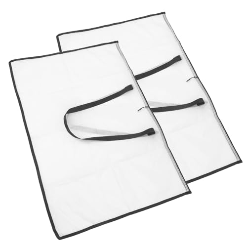 AUTSUPPL 2 Stück Transparent Portfolio Hülle Große Poster Aufbewahrungstasche Poster Aufbewahrungsbehälter Portfolio Ordner Tasche Für Kunstwerke Und Dokumente von AUTSUPPL