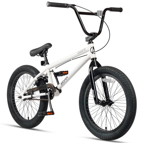 AVASTA Hesper 20 Zoll Kinderfahrrad Freestyle BMX Fahrräder für 6 7 8 9 10 11 12 13 14 Jahre alte Jungen und Anfänger, Weiß AVASTA Hesper 20 Zoll Kinderfahrrad Freestyle BMX Fahrräder für 6 7 8 9 10 11 12 13 14 Jahre alte Jungen und Anfänger, Weiß von AVASTA