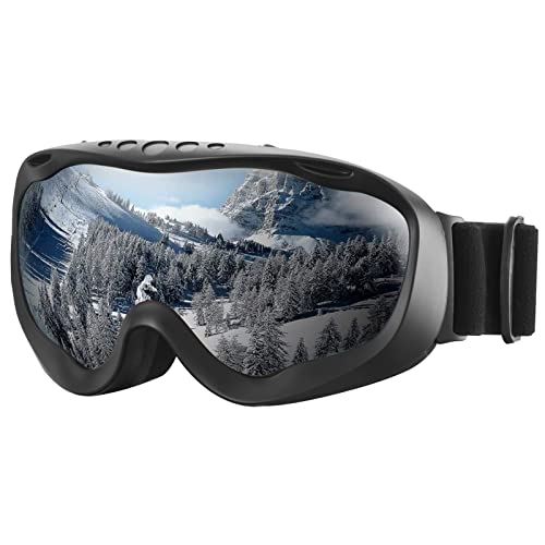 AVAWAY Skibrille Snowboard Brille für Brillenträger Herren Damen Jugendliche OTG UV-Schutz Anti Fog Linse Abnehmbar Skibrillen Verspiegelt für Jungen AVAWAY Skibrille Snowboard Brille für Brillenträger Herren Damen Jugendliche OTG UV-Schutz Anti Fog Linse Abnehmbar Skibrillen Verspiegelt für Jungen von AVAWAY