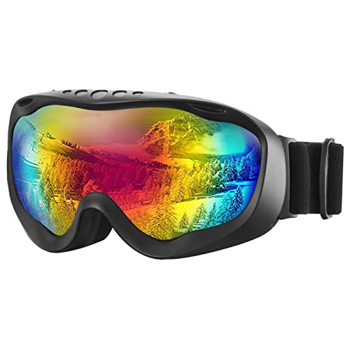AVAWAY Skibrille Snowboard Brille für Brillenträger Herren Damen Jugendliche OTG UV-Schutz Anti Fog Linse Abnehmbar Skibrillen Verspiegelt für Jungen AVAWAY Skibrille Snowboard Brille für Brillenträger Herren Damen Jugendliche OTG UV-Schutz Anti Fog Linse Abnehmbar Skibrillen Verspiegelt für Jungen von AVAWAY