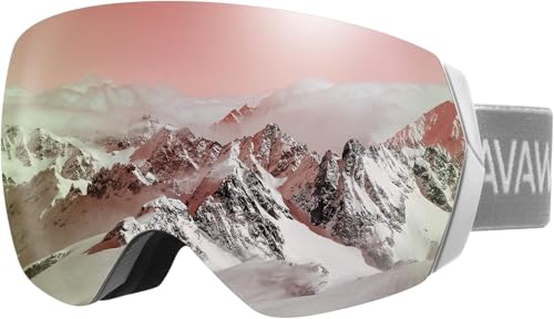 AVAWAY Skibrille Snowboard Brille für Brillenträger Herren Damen Erwachsene Jugendliche OTG UV-Schutz Kompatibler Helm Anti Fog Skibrillen Sphärisch Verspiegelt AVAWAY Skibrille Snowboard Brille für Brillenträger Herren Damen Erwachsene Jugendliche OTG UV-Schutz Kompatibler Helm Anti Fog Skibrillen Sphärisch Verspiegelt von AVAWAY