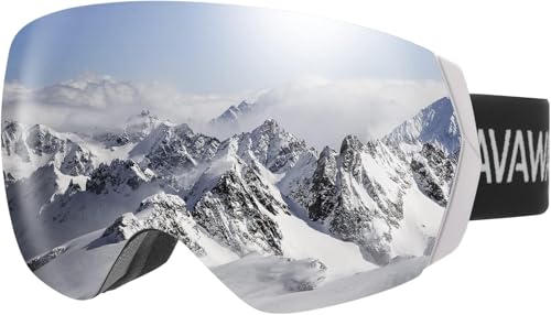 AVAWAY Skibrille Snowboard Brille für Brillenträger Herren Damen Erwachsene Jugendliche OTG UV-Schutz Kompatibler Helm Anti Fog Skibrillen Sphärisch Verspiegelt AVAWAY Skibrille Snowboard Brille für Brillenträger Herren Damen Erwachsene Jugendliche OTG UV-Schutz Kompatibler Helm Anti Fog Skibrillen Sphärisch Verspiegelt von AVAWAY