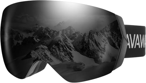 AVAWAY Skibrille Snowboard Brille für Brillenträger Herren Damen Erwachsene Jugendliche OTG UV-Schutz Kompatibler Helm Anti Fog Skibrillen Sphärisch Verspiegelt AVAWAY Skibrille Snowboard Brille für Brillenträger Herren Damen Erwachsene Jugendliche OTG UV-Schutz Kompatibler Helm Anti Fog Skibrillen Sphärisch Verspiegelt von AVAWAY