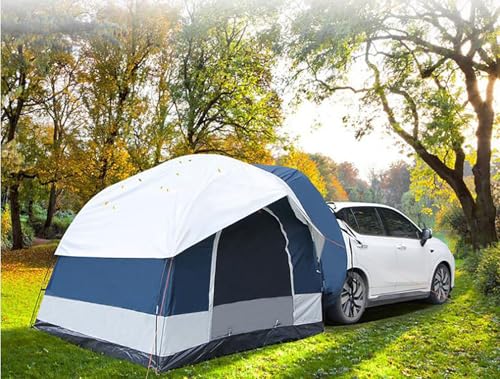 AVSMGP 4-Personen-SUV-Zelt Für Camping Doppellagiges Pu3000mm Autozelt Heckklappenzelt Tragbares Auto-Unterstandzelt Inklusive Aufbewahrungstaschesserdichtes von AVSMGP