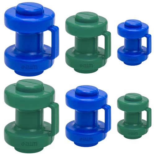 awm Trampolin Endkappen Set *BLAU/GRÜN 6 Stück Schutzkappen 25 mm - Innenliegend - Sicherheitsnetz Kappen Abschlusskappen *INNEN awm Trampolin Endkappen Set *BLAU/GRÜN 6 Stück Schutzkappen 25 mm - Innenliegend - Sicherheitsnetz Kappen Abschlusskappen *INNEN von AWM