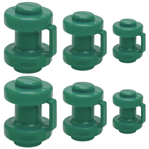 awm Trampolin Endkappen Set *GRÜN 6 Stück Schutzkappen 25 mm - Innenliegend - Sicherheitsnetz Kappen Abschlusskappen *INNEN awm Trampolin Endkappen Set *GRÜN 6 Stück Schutzkappen 25 mm - Innenliegend - Sicherheitsnetz Kappen Abschlusskappen *INNEN von AWM