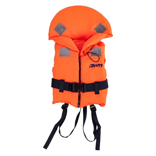 AWN Rettungsweste BRAVISSIMO Schwimmweste Feststoffweste für Kinder und Erwachsene 50-70 kg von AWN