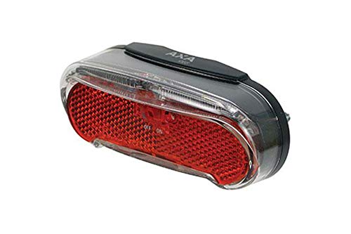 AXA 1X Riff Fahrrad Rücklicht Batterie-Fahrradlicht Hinten LED-Integrierter Reflektor-Sichtbar von der Seite und bis 600m, Rot AXA 1X Riff Fahrrad Rücklicht Batterie-Fahrradlicht Hinten LED-Integrierter Reflektor-Sichtbar von der Seite und bis 600m, Rot von AXA