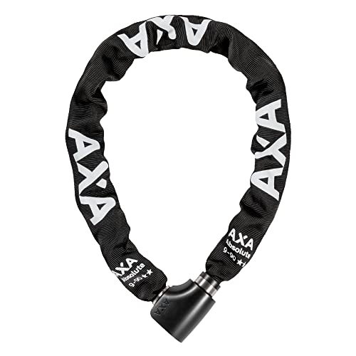 AXA Absolute 9-90 – Fahrradschloss – Kettenschloss – Hohe Sicherheit – Sicherheitsstufe 14 – Stahlglieder 9 mm – Länge 90 cm – Schwarze Polyesterhülle AXA Absolute 9-90 – Fahrradschloss – Kettenschloss – Hohe Sicherheit – Sicherheitsstufe 14 – Stahlglieder 9 mm – Länge 90 cm – Schwarze Polyesterhülle von AXA