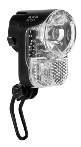 AXA Pico 30 Switch, Fahrradlicht Vorne Dynamo, 30 Lux Fahrrad Scheinwerfer, LED Frontlicht, 50 m Sichtweite, 3.000 m gesehen werden, Integrierter Reflektor, Schwarz AXA Pico 30 Switch, Fahrradlicht Vorne Dynamo, 30 Lux Fahrrad Scheinwerfer, LED Frontlicht, 50 m Sichtweite, 3.000 m gesehen werden, Integrierter Reflektor, Schwarz von AXA