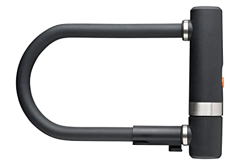 Axa Bike D-Lock with Security Cable 1x Rahmenschloss, schwarz, Einheitsgröße von AXA