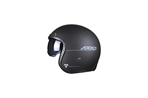 Helm Axxis Hornet Solid Mat Zwart M von AXXIS