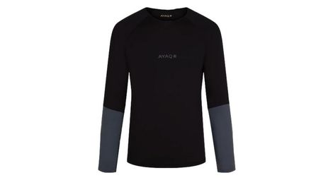 ayaq mefonna merinos schwarz langarmshirt fur manner ayaq mefonna merinos schwarz langarmshirt fur manner von AYAQ