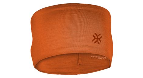 unisex merinos stirnband ayaq mandrone orange sunrise von AYAQ