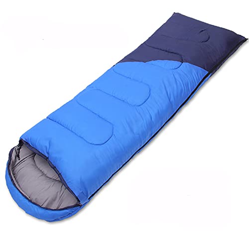 Schlafsäcke,Erwachsene Vier Jahreszeiten Outdoor-Umschlag-Stil Mit Kappe Warmer Schlafsack,Kann Gespleißt Werden Hohler Baumwollschlafsack,Atmungsaktiv,Gebrauch Im Innen- Und Außenbereich,Für Camping von AYCDL