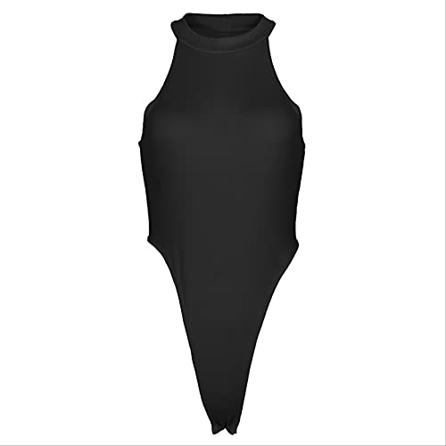 AYJMA Ärmellose Body Outfits Cut Out Sommer Rippstrick Neon Solid Streetwear Strampler Sexy High Leg Tanga Bodysuit Frauen S Schwarz AYJMA Ärmellose Body Outfits Cut Out Sommer Rippstrick Neon Solid Streetwear Strampler Sexy High Leg Tanga Bodysuit Frauen S Schwarz von AYJMA