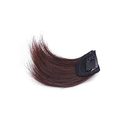 AYKANING Clip In Pony,Pony Haarteil Hair Stückclip in Mini-Haarpolster auf beiden Seiten für Männer oder Frauen(1Pcs/Lot,Dark Brown) von AYKANING