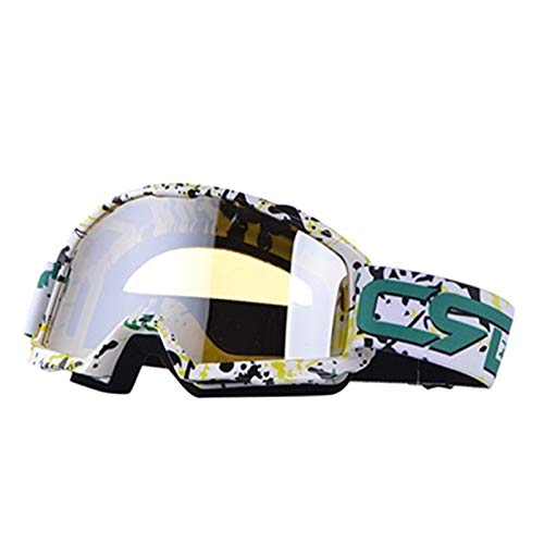 AYKANING Motocross Brille,Motorradbrille Motorrad-Goggles Motocross Moto Helm Reiten Motorradbrille Motocross Dirt Bike Goggles(Color:Model 9) von AYKANING