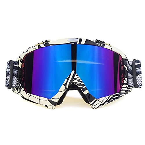 AYKANING Motocross Brille,Motorradbrille Motorradbrille Off-Road-Helm-Ski-Casque-Motorrad-Brille Brillen-Snowboard-Racing Moto-Bike-Sonnenbrillen Motorrad(Color:NO6) von AYKANING
