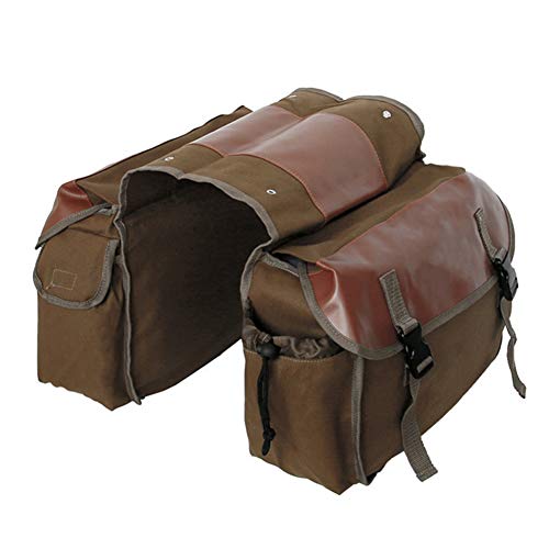 AYKANING Packtaschen Fahrrad,Fahrradtasche Fahrradbeutel Berg Fahrrad träger Taschen MTB Fahrrad hintere schwanzsitz Rack Koffer gepäck Pannier Regen Abdeckung radfahrenausrüstung(Khaki) von AYKANING