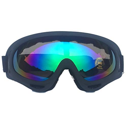 Motocross Brille,Motorradbrille Professionelle Männer Frauen Anti-Nebel Eyewear Winddicht Outdoor Riding Goggles Gläser Multifunktionale Motorradbrille(Color:BN) von AYKANING
