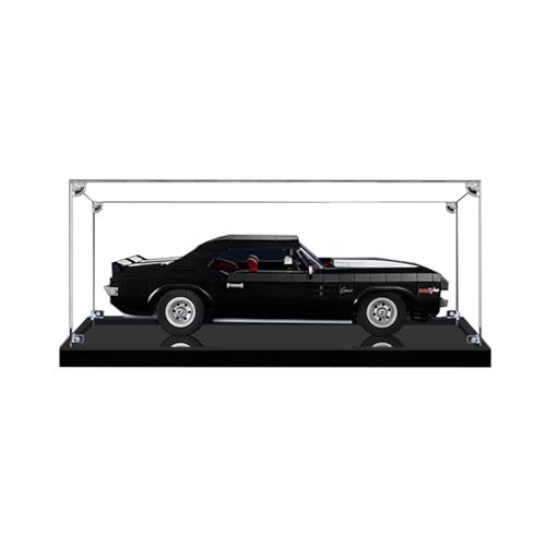 Acryl Schaukasten Vitrine für 10304 schwarzes Auto,40×20×15cm Staubdichte Vitrine Display Case Kompatibel Mit Le-go 10304 Modell - Ohne Modell Kit D,2MM von AYKLFNW