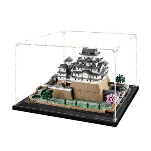 Acryl Vitrine Box Transparent Kompatibel Mit Le-go 21060 Burg Himeji Modell,staubdicht Clear Display Box Vitrine (Das Modell Nicht enthalten) 35×30×25cm C,2MM von AYKLFNW