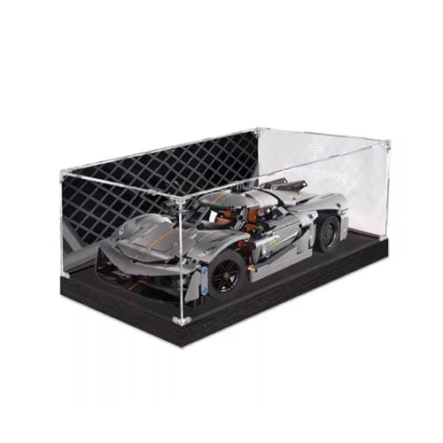 Acryl-Vitrine Kompatibel Mit Le - Go 42173 Supersportwagen Modell,Staubdicht Transparent Vitrine (Modell Nicht im Lieferumfang enthalten) B,3MM von AYKLFNW