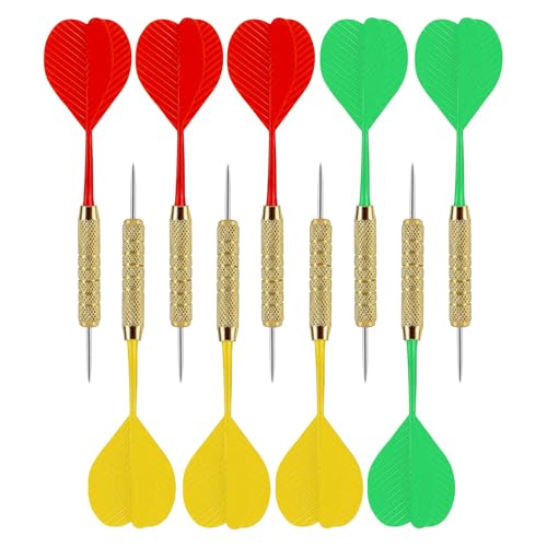AYNKH Integriertes Dartpfeile-Set, Wettkampfdart, 17,5 g, Dartpfeile für Unterhaltung, Bardart, Dartpfeile aus Edelstahl, Dartpfeile mit Spitzen, spezielle Darts, Flights AYNKH Integriertes Dartpfeile-Set, Wettkampfdart, 17,5 g, Dartpfeile für Unterhaltung, Bardart, Dartpfeile aus Edelstahl, Dartpfeile mit Spitzen, spezielle Darts, Flights von AYNKH