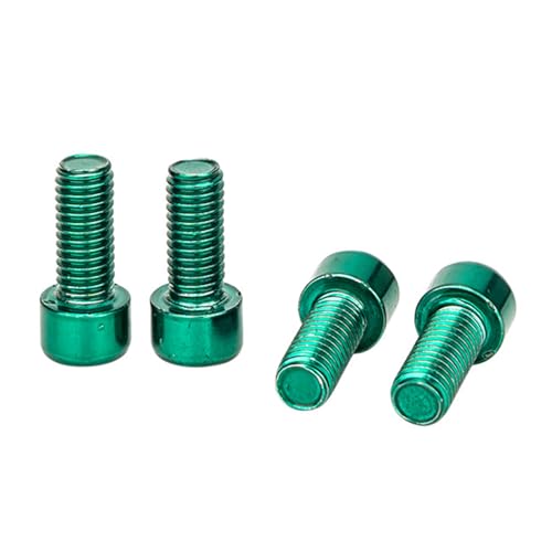 AYPOHU 4 Stücke 5x12mm Wasserflaschenhalter Schrauben Mountainbike Radfahren Flaschenhalter Schraube Edelstahl Wasserkocher Schraube von AYPOHU