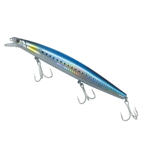 AYPOHU Schwimmende Harte Köder 32 G Wobbler Forellen Zander Köder 16 cm Swimbait Minnow Angelköder Zum Salzwasserfischen von AYPOHU