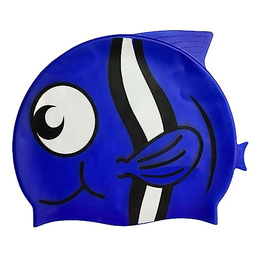 Badekappe Badekappe In Cartoon Fischform Bequemes Schwimmen Tragen von AYPOHU
