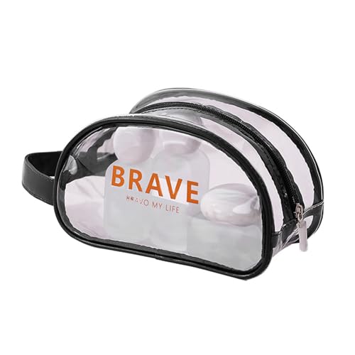 Fitness Schwimmtasche Reise Make Up Tasche Kosmetiktasche Transparente Kulturtasche Strandtasche Mit Trocken Und Nasstrennung von AYPOHU