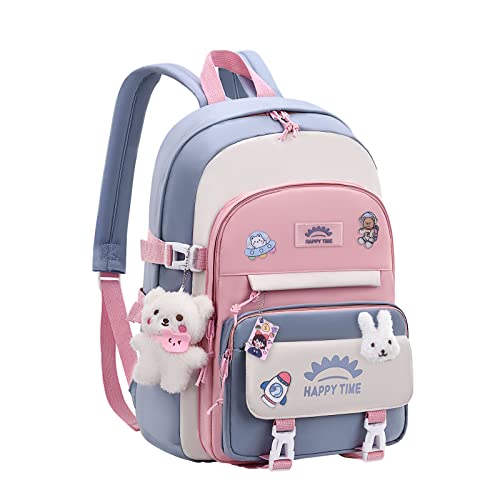 Schulrucksack Laptop Rucksack Schultaschen Büchertaschen Anstecknadeln Anhänger Teenager von AYPOHU