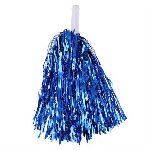 AYWTIUN Cheerleader Pompons 1PC Cheer Dance Sport Wettbewerb Cheerleading Pom Poms for Fußball Basketball Spiel Pompon(Blue) von AYWTIUN