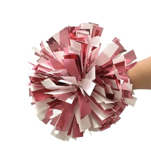 AYWTIUN Cheerleader Pompons Cheerleader Baton Griff Pom Poms Dance Pompoms Zubehör for Frauen Mädchen(Color 10) von AYWTIUN