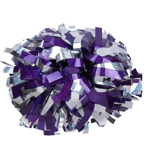 AYWTIUN Cheerleader Pompons Cheerleader Baton Griff Pom Poms Dance Pompoms Zubehör for Frauen Mädchen(Color 16,6 Inch) von AYWTIUN