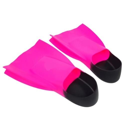 AYWTIUN Flossen Schwimmtraining Flossen Silikon Tauchflossen Kurze Frauen Schnorchel Schwimmflossen Kinder Tauchen Scuba Flossen(Pink,XS) von AYWTIUN