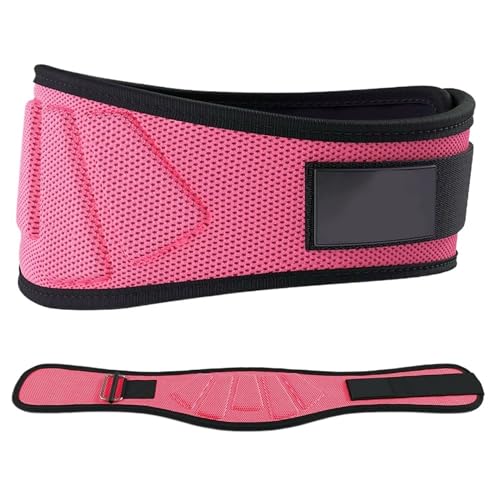 AYWTIUN Gewichthebergürtel Gewichthebergürtel for Männer und Frauen – Gewichthebergürtel zur Unterstützung des Rumpfs und des unteren Rückens, Trainingsgürtel for Gewichtheben, Fitness(Rose Red,XL) von AYWTIUN