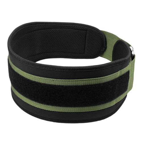 AYWTIUN Gewichthebergürtel Gym Gewichtheben Gürtel Einstellbare Taille Zurück Unterstützung Squat Hantel Langhantel Kreuzheben Training Fitness(Green,M) von AYWTIUN